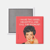 Aimant J'ai deux côtés.... (Recto/Verso)