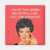 Aimant J'ai deux côtés.... (Devant)