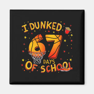 Aimant J'ai Dunké 67 Jours De Basket-Ball Garçons Enfants