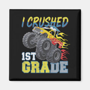 Aimant J'ai écrasé un camion monstre de 1re année, obtent