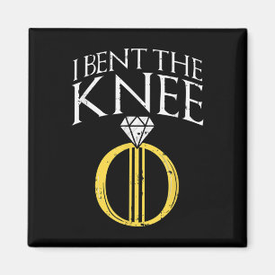 Aimant J'Ai Embrassé La Mariée Du Genou Et Le Mariage Fia