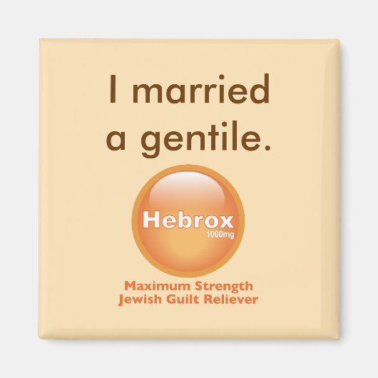 Aimant J'ai épousé une gentille (Devant)