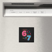Aimant J'ai eu 7 ans pour mon anniversaire J'avais 6 ans  (In Situ (Lave-vaisselle))