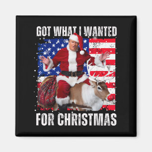 Aimant J'ai eu ce que je voulais pour Noël - Trump a gagn