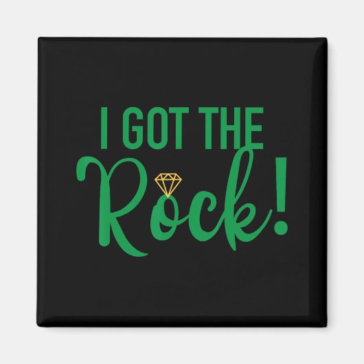 Aimant J'ai eu l'équipe de Rock Bride Bachelorette St Pat (Devant)