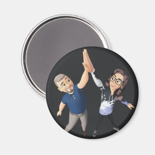 Aimant J'ai eu ton dos. (Recto/Verso)