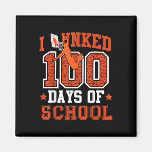 Aimant J'Ai Fait 100 Jours De Basketball Scolaire 100E Jo