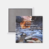 Aimant J'ai fait des randonnées pédestres, Parc national  (Recto/Verso)