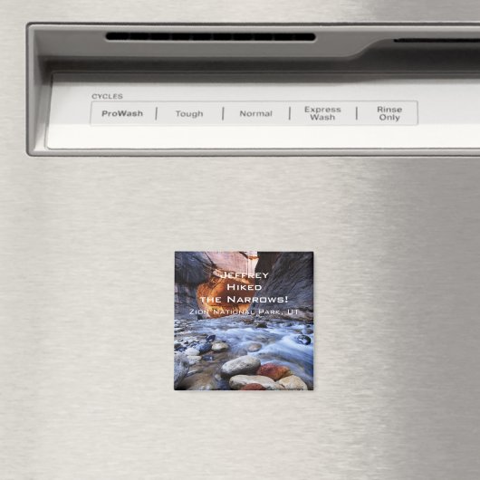 Aimant J'ai fait des randonnées pédestres, Parc national  (In Situ (Lave-vaisselle))