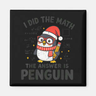 Aimant J'ai fait le calcul, la réponse est Tapis de Noël