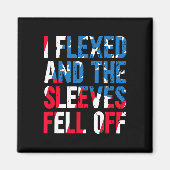 Aimant J'Ai Flexé Et Les Manches Sont Tombées Du Drapeau (Devant)