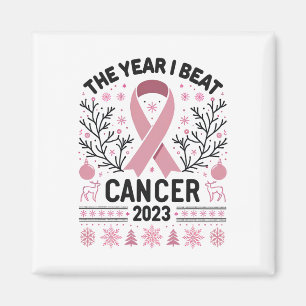 Aimant J'ai gagné le cancer du sein Survivor Women 2025 F