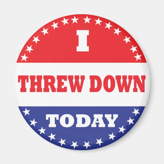 Aimant J'Ai Jeté Aujourd'Hui (Devant)