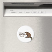 Aimant J'ai la fièvre du castor (In Situ (Lave-vaisselle))