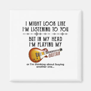 Aimant J'Ai L'Air De Vous Écouter Jouer À La Guitare