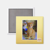 Aimant J'ai lu votre journal (Recto/Verso)