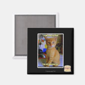 Aimant J'ai lu votre journal (Recto/Verso)