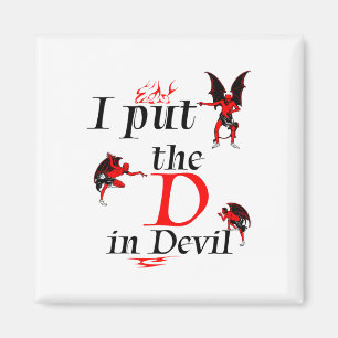 Aimant J'Ai Mis D Dans Le Diable Correspondant Couple Drô