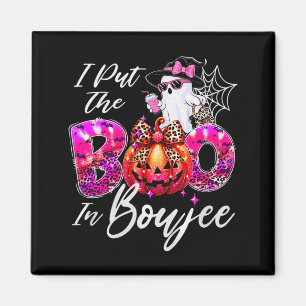 Aimant J'ai mis le Boo dans Boujee Cute Leopard Boujie Fa