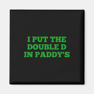 Aimant J'ai mis le double D dans les amusants jeux irland