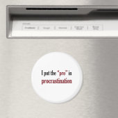 Aimant J'ai mis le Pro en Procrastination (In Situ (Lave-vaisselle))