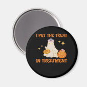 Aimant J'Ai Mis Traitement Dans Traitement Rétro Funny In (Recto/Verso)