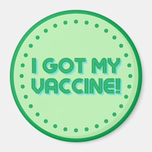 Aimant J'Ai Mon Vaccin ! (Devant)