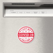 Aimant J'Ai Mon Vaccin Convid-19 (In Situ (Lave-vaisselle))