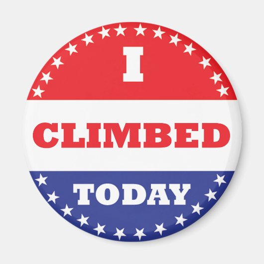 Aimant J'Ai Monté Aujourd'Hui (Devant)