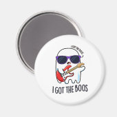 Aimant J'Ai Obtenu Boos Funny Halloween Music Ghost Pun (Recto/Verso)