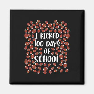 Aimant J'ai passé 100 jours d'école Joueur de football ét