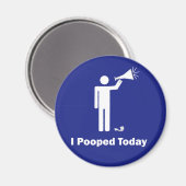 Aimant J'Ai Poopé Aujourd'Hui (Recto/Verso)