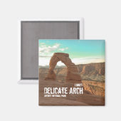 Aimant J'Ai Randonné Delicate Arch, Arches National Park  (Recto/Verso)