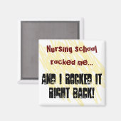 Aimant J'ai secoué l'aimant de l'école (Recto/Verso)