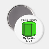 Aimant J'ai si faim, My Apatite est un 5 (Recto/Verso)