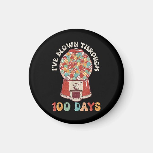 Aimant J'ai soufflé 100 jours (Devant)