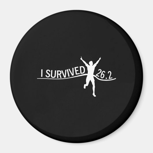 Aimant J'ai survécu 26,2 (Devant)