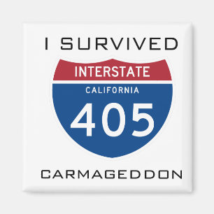 Aimant J'ai survécu à l'aimant de Carmageddon