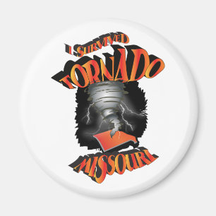 Aimant J'ai survécu à Tornado Missouri