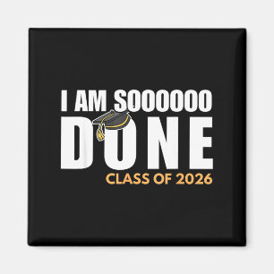 Aimant J'ai terminé classe 2026 remise des diplômes finis