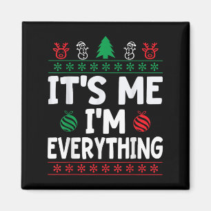 Aimant J'ai tout ce que je veux pour Noël C'est moi je su