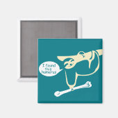 Aimant J'ai trouvé ce Humerus Funny Sloth (Recto/Verso)