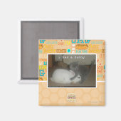 Aimant J'ai un lapin (Recto/Verso)