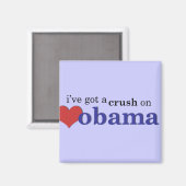 Aimant J'ai un peu peur d'Obama (Recto/Verso)