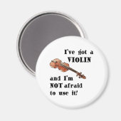 Aimant J'ai un violon (Recto/Verso)