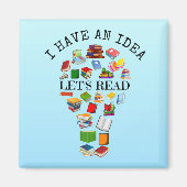 Aimant J'ai une idée Lire (Devant)