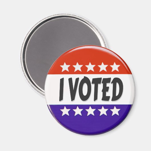 Aimant J'ai voté (Recto/Verso)