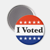 Aimant J'ai voté les élections de 2026 (Recto/Verso)