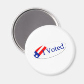 Aimant J'ai voté Sticker (Recto/Verso)
