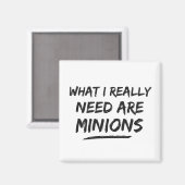 Aimant J'Ai Vraiment Besoin De Minions (Recto/Verso)